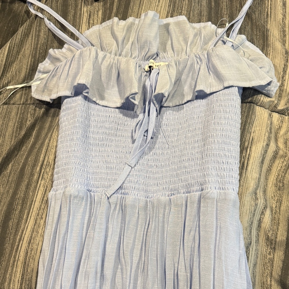 Love Tree Light Blue Maxi Dress